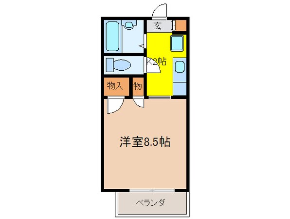 サンロ－ド南桜塚の物件間取画像